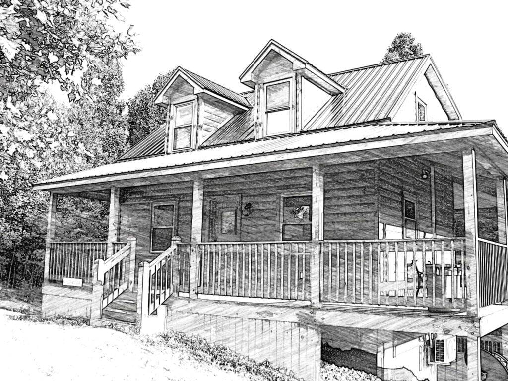Hickory Cabins Logo